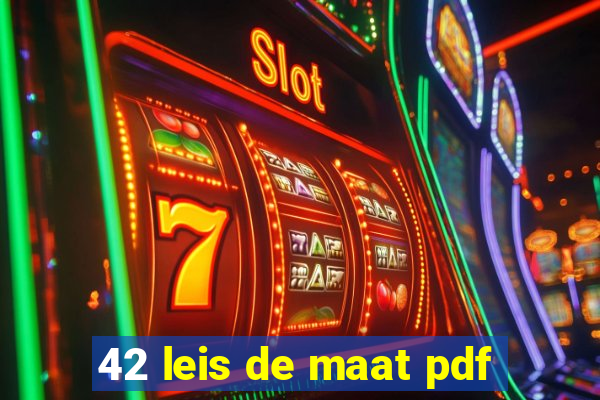 42 leis de maat pdf